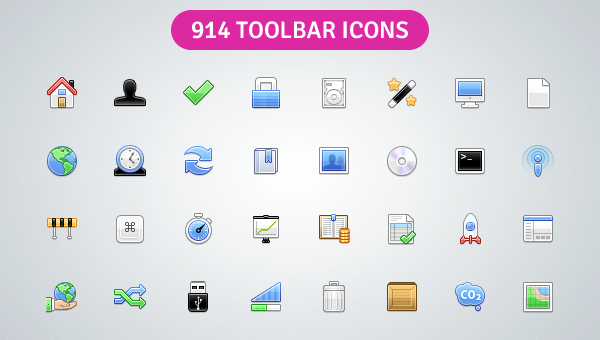 toolbar icons