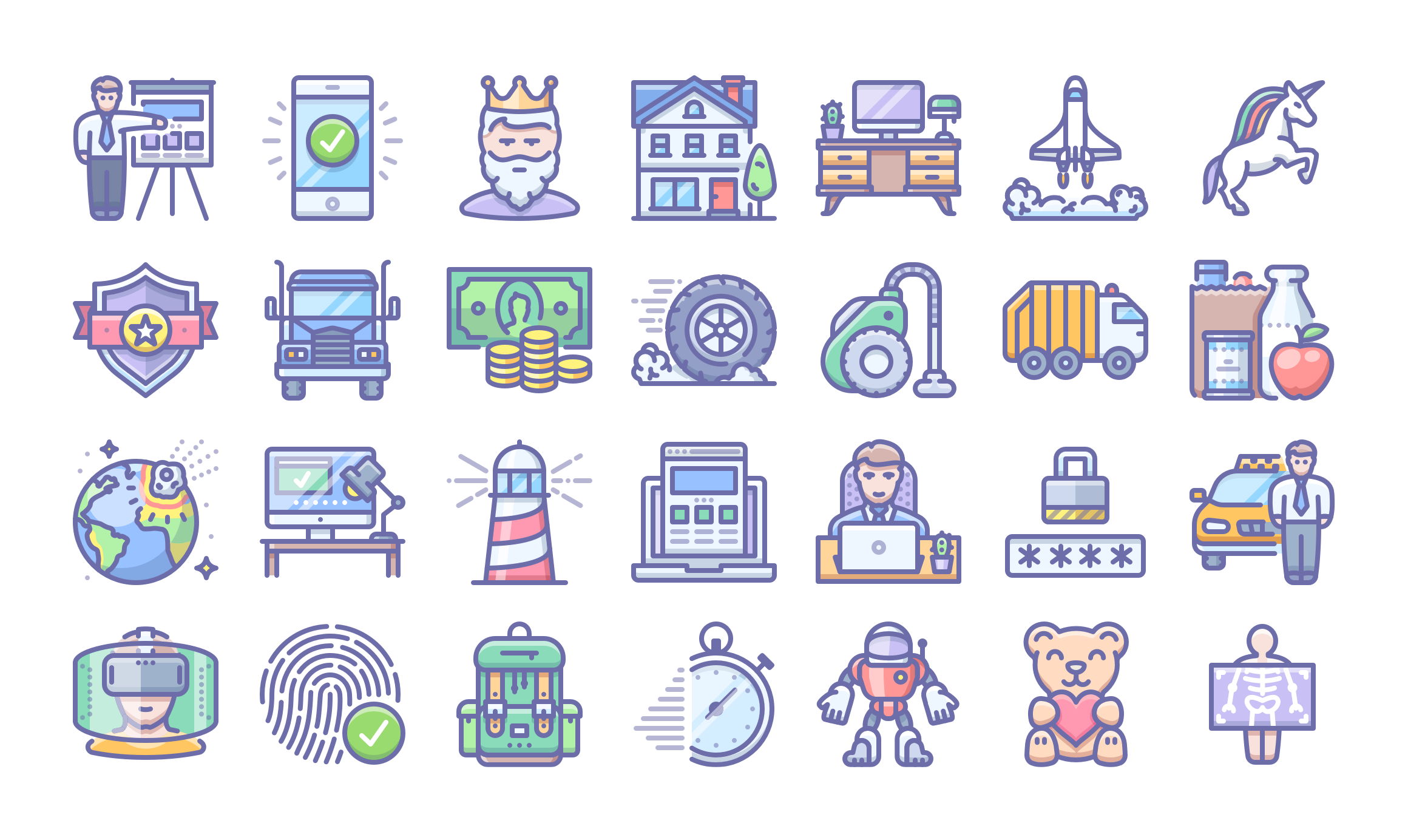Unigrid icons
